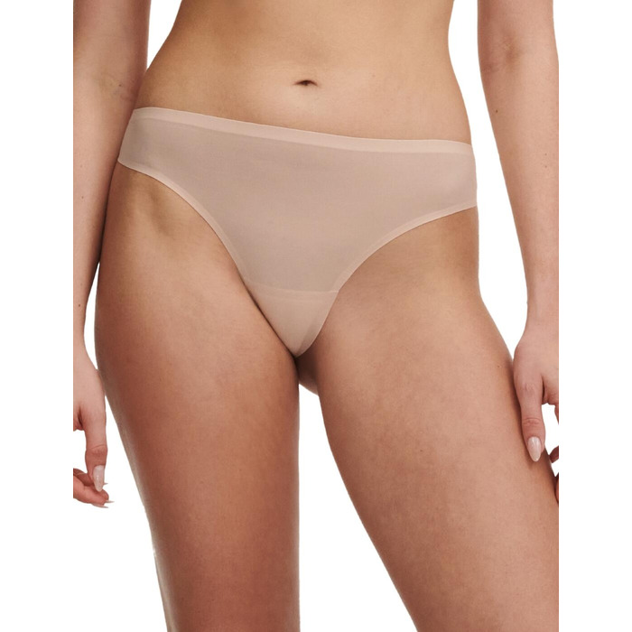 Chantelle Soft Stretch Lace Tanga - Golden Beige - One Size