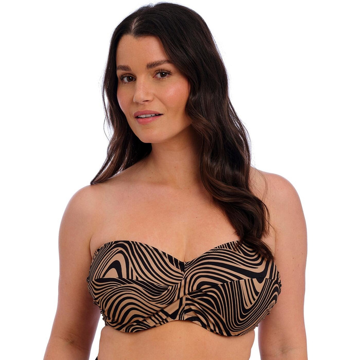 Fantasie Pemba Island Underwired Twist Bandeau Bikini Top