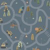 Roundabout Road Wallpaper Denim Blue