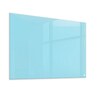 Casca Magnetic Glass Writing Board 900 x 600mm, Blue Pastel